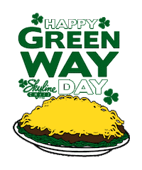 St Patricks Day Cincinnati Sticker by Skyline Chili