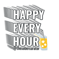 Alcohol-Free Zero Proof Sticker by The Sober Curator