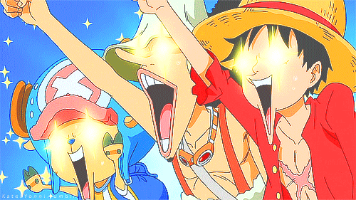 one piece sparkle GIF