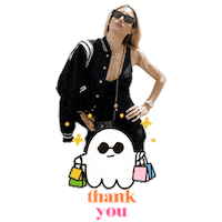 Thanks Thank You Sticker by Marin AmSellem
