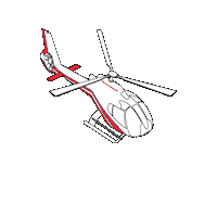 heliairmonaco nice helicopter cannes monaco Sticker