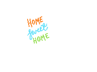 Emsjcreative home home sweet home emsj emsjcreative Sticker