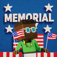 Memorial Day Usa GIF by Meebits