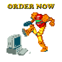 Metroid Sticker by Homeless Penthouse