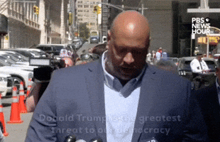 "Trump is the greatest threat to our democracy."