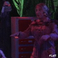 Old Lady Halloween GIF by Laff