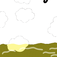 Sea Falling Sticker by Playbear520_TW