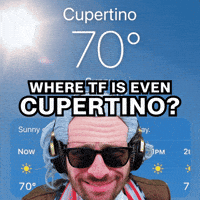 Perfect Weather Cupertino GIF