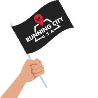 running city usa Sticker by Atlanta Track Club