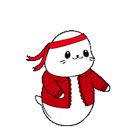 Happy Dance Sticker by Sappy Seals Community