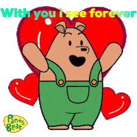 Love You Hearts Sticker