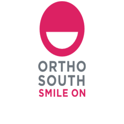 Orthosouth braces smile on ortho south Sticker