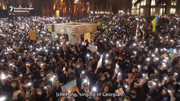 Thousands Gather in Georgia's Capital to Protest
