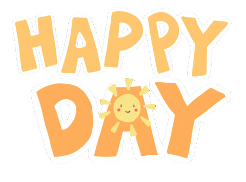 Happy Day Sticker