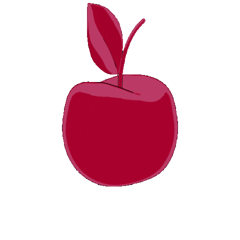 Jump Apple Sticker