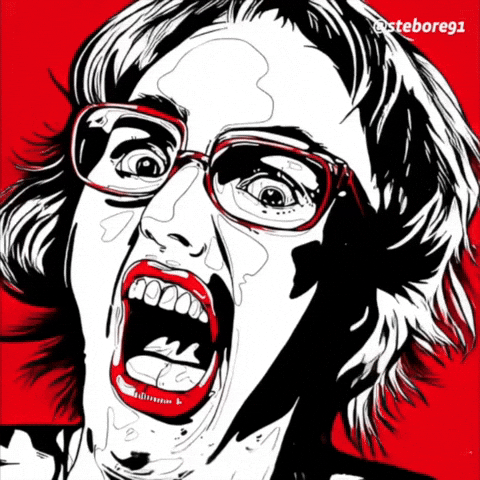 Shocked Halloween GIF