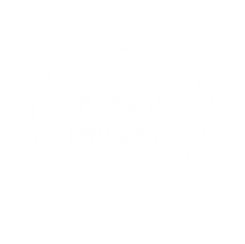 Cloud Help Sticker