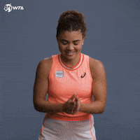 Laugh Tennis GIF by WTA