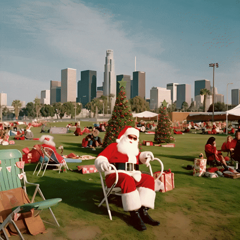 echo_echo_studio christmas ai holidays california GIF