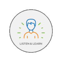 PointsofLight volunteer points of light listen and learn civic circle Sticker