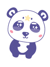 Korean Panda Sticker by Masha and The Bear