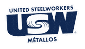White And Blue Union Sticker by United Steelworkers - Syndicat des Métallos