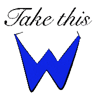 Text Win Sticker