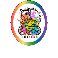 Sanantonioskaters Sticker by SpaceCitySkaters