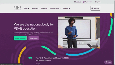 PSHE_Association giphygifmaker pshe add colleagues to your membership GIF