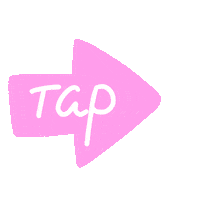 dashusha arrow tap tap here next Sticker
