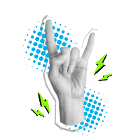Rock N Roll Sticker by bildschnittTV