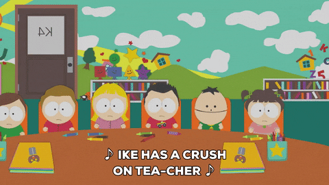 blush teasing GIF by South Park 