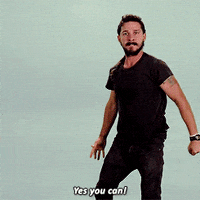 shia labeouf motivation GIF