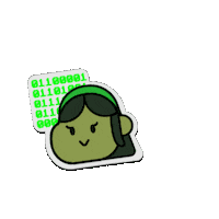 iwasborniv sticker matrix alice in the wonderland alice in the matrix Sticker