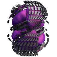 3D Morphing Sticker by Vince Mckelvie