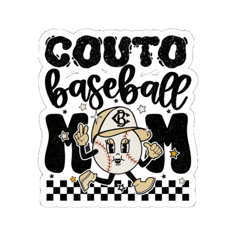 Baseball Mom Sticker by LITTLE SHARK AND CO.