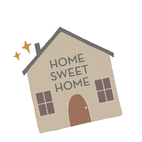 Home Sweet Home House Sticker by Kanva Home and Living