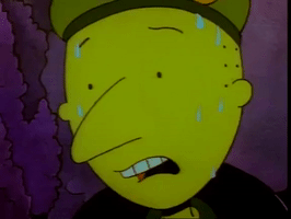 Nervous Nicksplat GIF by NickRewind