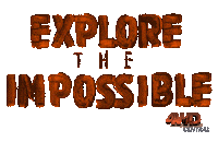 4WDCentral 4x4 4wd explore the impossible Sticker