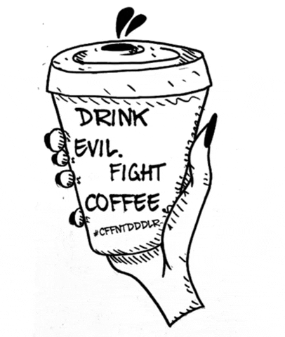 cffntdddlr giphygifmaker coffee good morning caffeine GIF