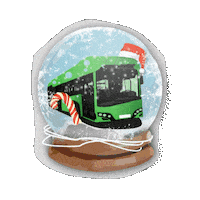 Bergisch Gladbach Bus Sticker by House of Yas