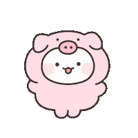 junipong pig juni 돼지 주니퐁 Sticker