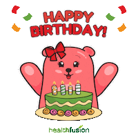 Party Birthday Sticker by Health Fusion
