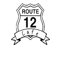 R12C Sticker by Route 12 Cafe