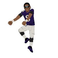 Baltimore Ravens Deal With It Sticker by Panini America