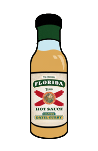 St Augustine Sticker by The Original Florida Brand Hot Sauce