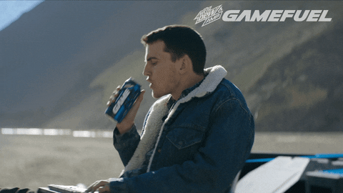 victory in a can win sauce GIF by Mountain Dew