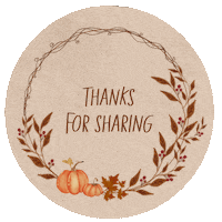 Thanks For Sharing Thank You Sticker