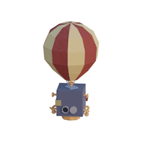 giantlazer robot vr virtual reality baloon Sticker