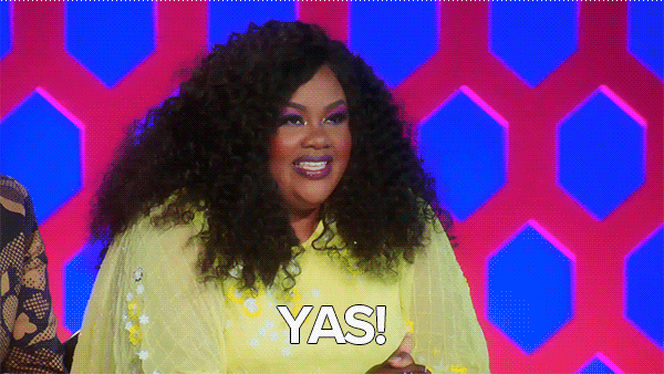 Nicole Byer Yes GIF by RuPaul's Drag Race